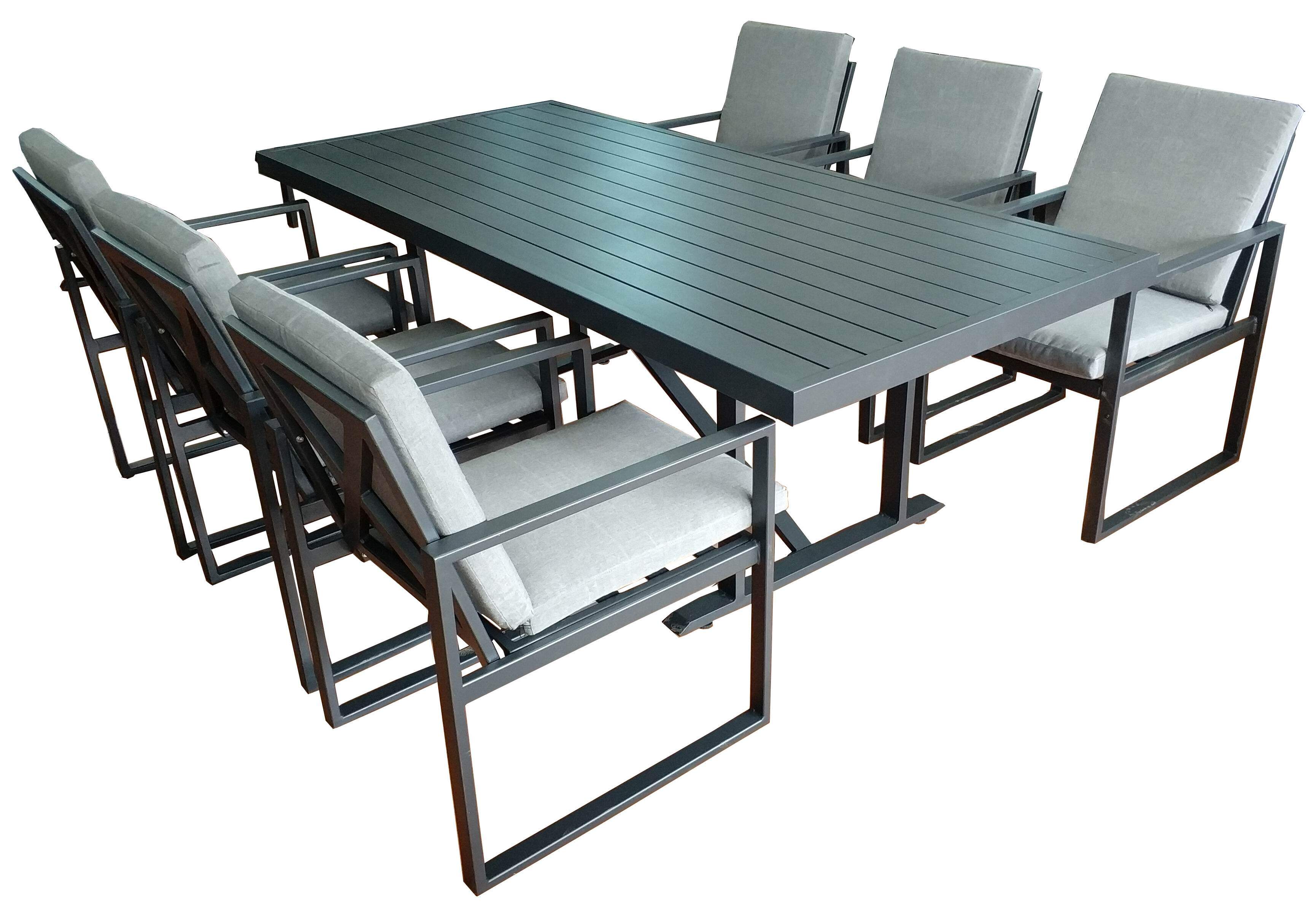 6 Seat Alu Dining Set view 2