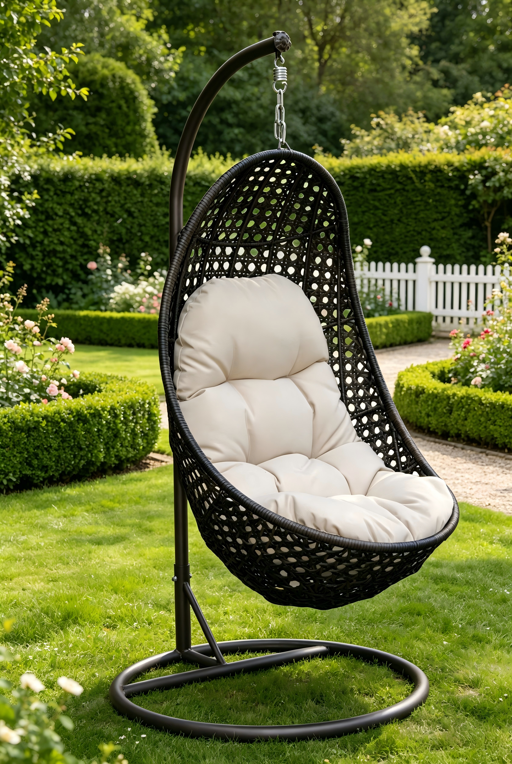 Steel egg swing