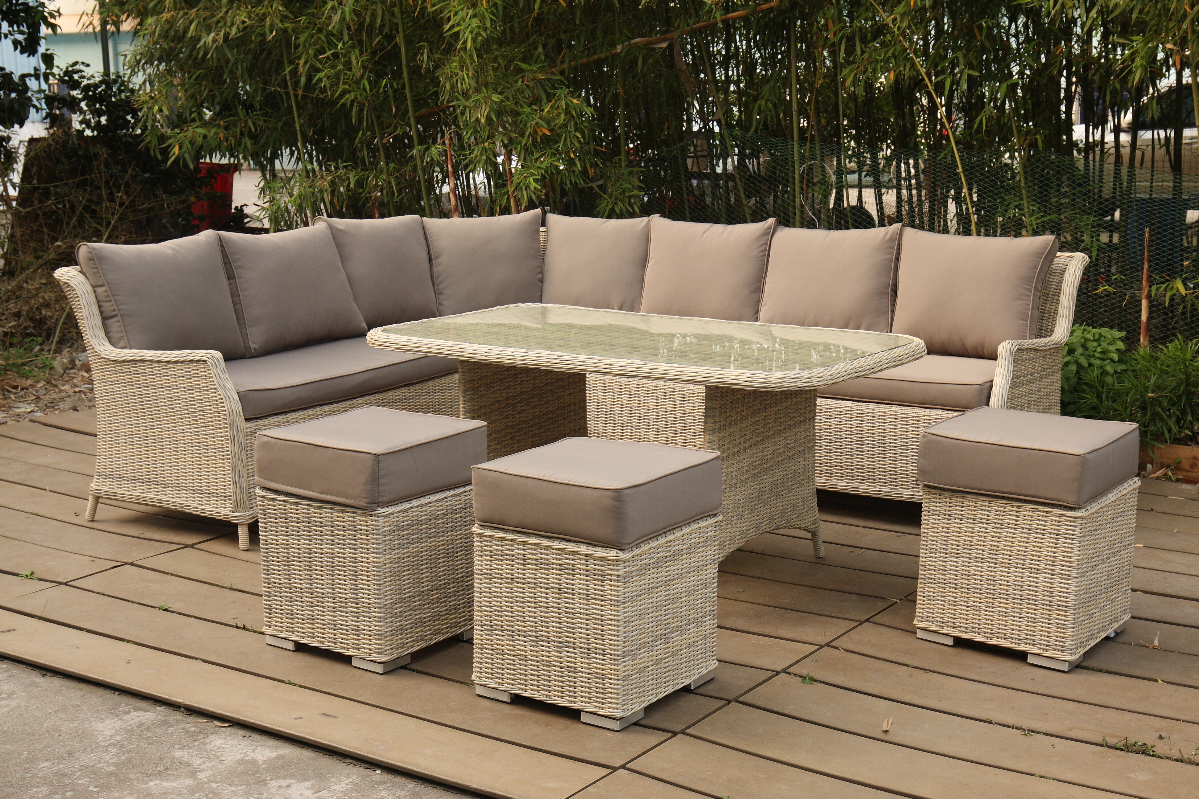 7PCE CORNER DINING SET