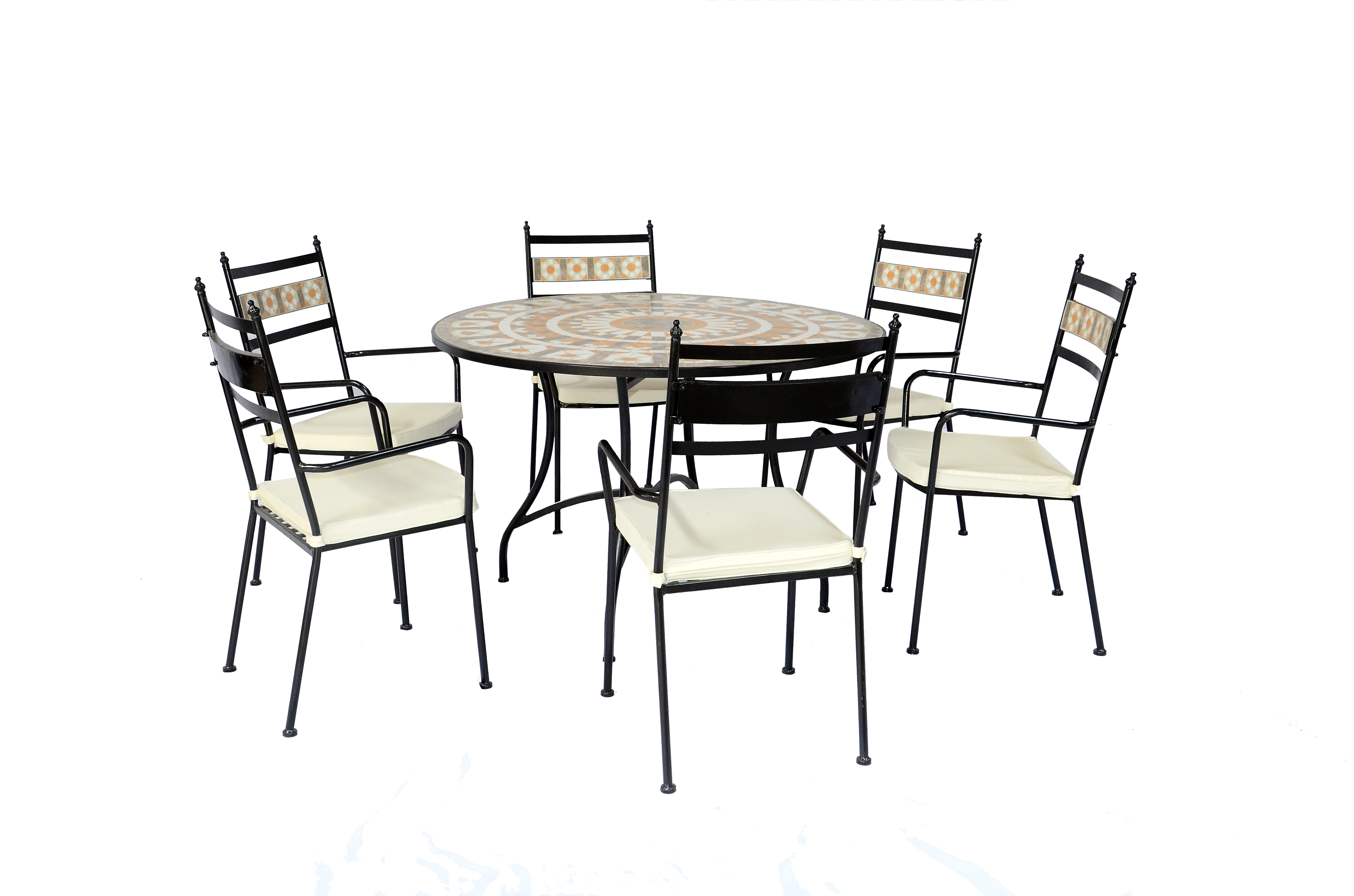 6 Seat Plastic Dining Set view 2