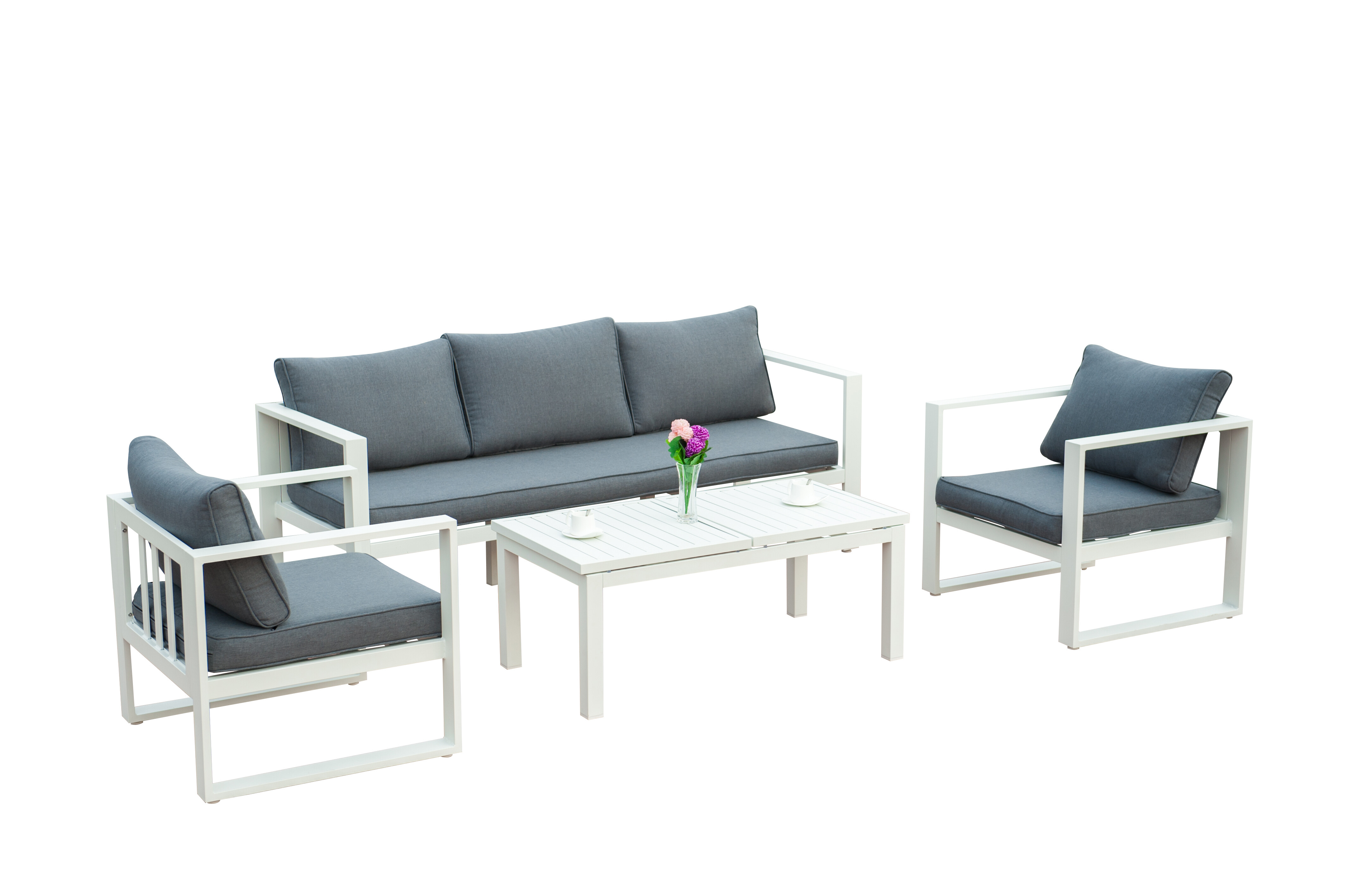 4pc Two Seat Sofa set view 2