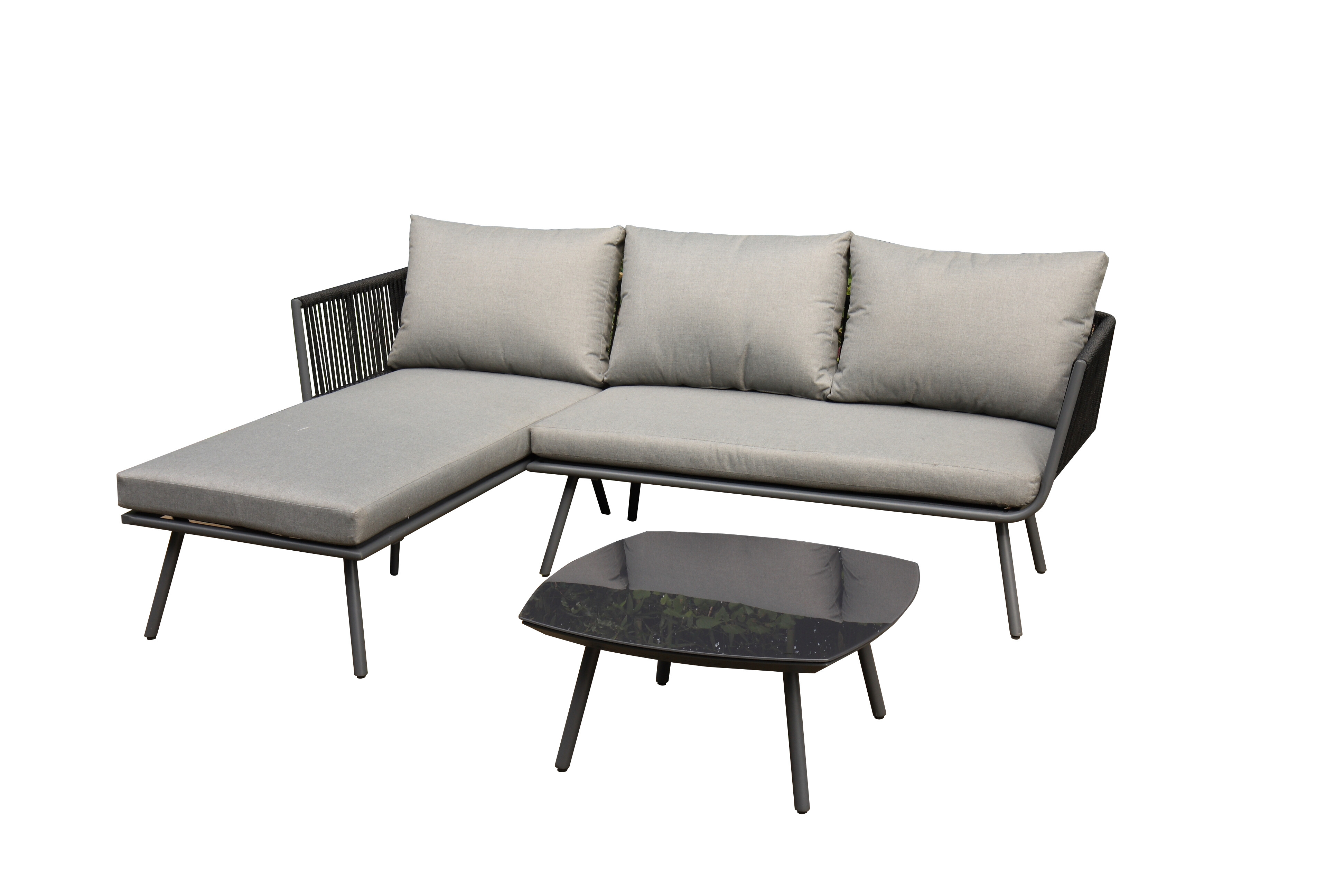 Textoline Rope 3pc L Shape Sofa set view 2