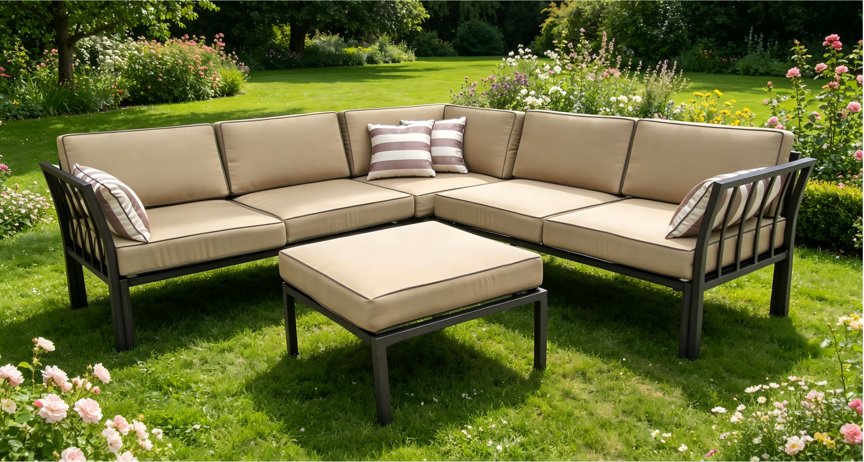 Belvedere 4pc Sectional Corner Sofa set
