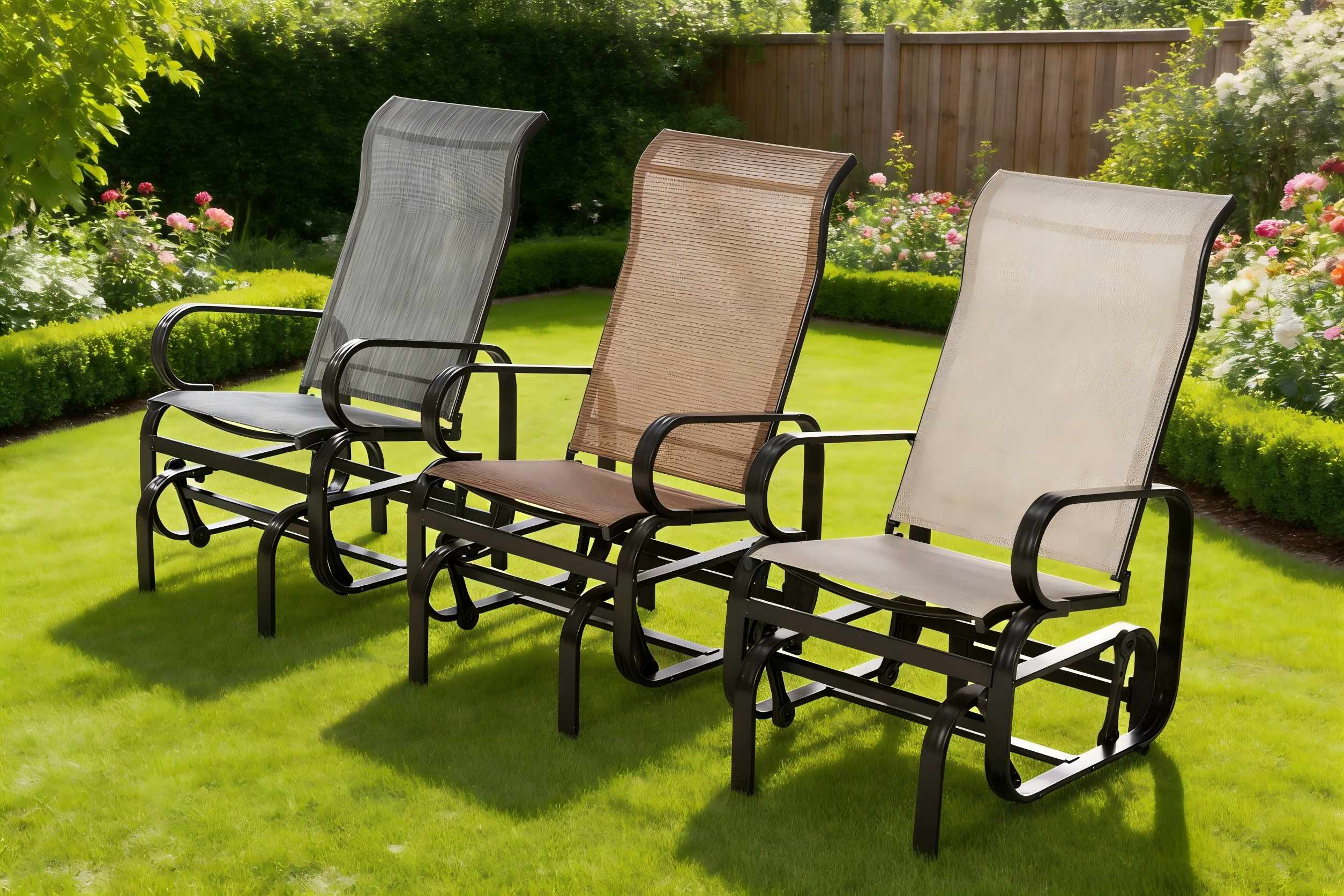Alu Rocking Textoline Chair