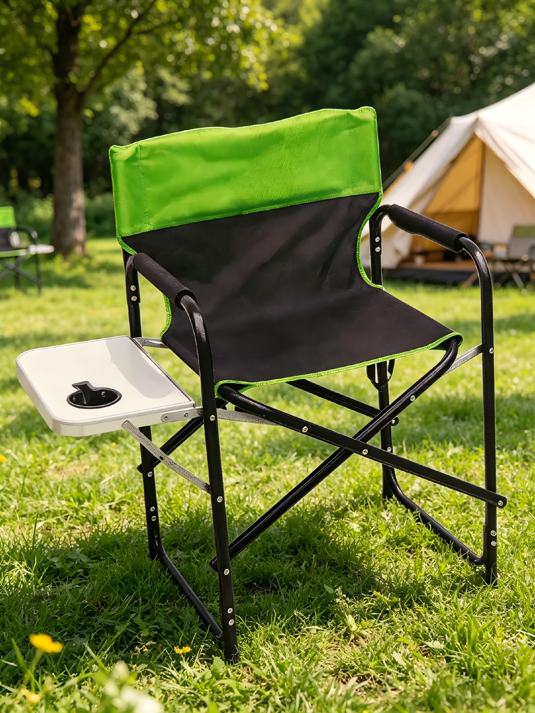 Deck Chair with Side Table