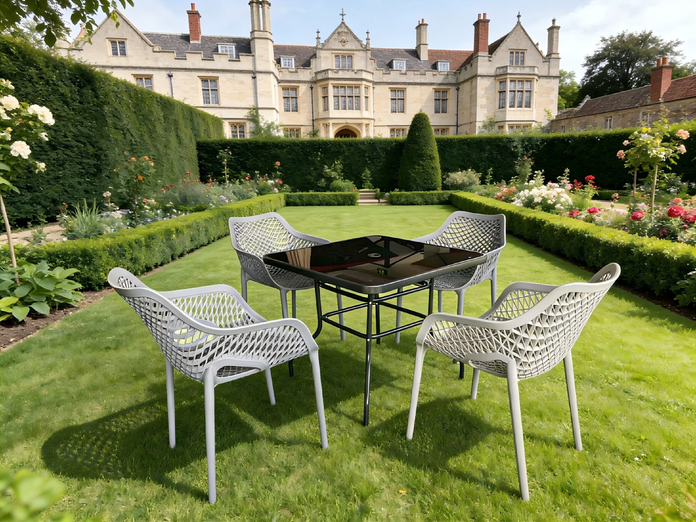 Savoca 4 Seat Dining Set