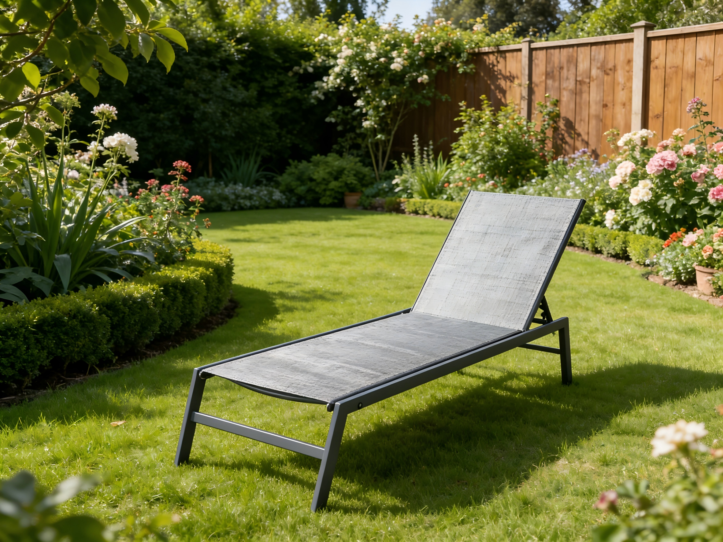 Alu Textoline Lounger