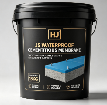 HUANGJIN HJ JS Waterproof Cementitious Membrane Two-Component Flexible Waterproof Coating  US$4.8/pc