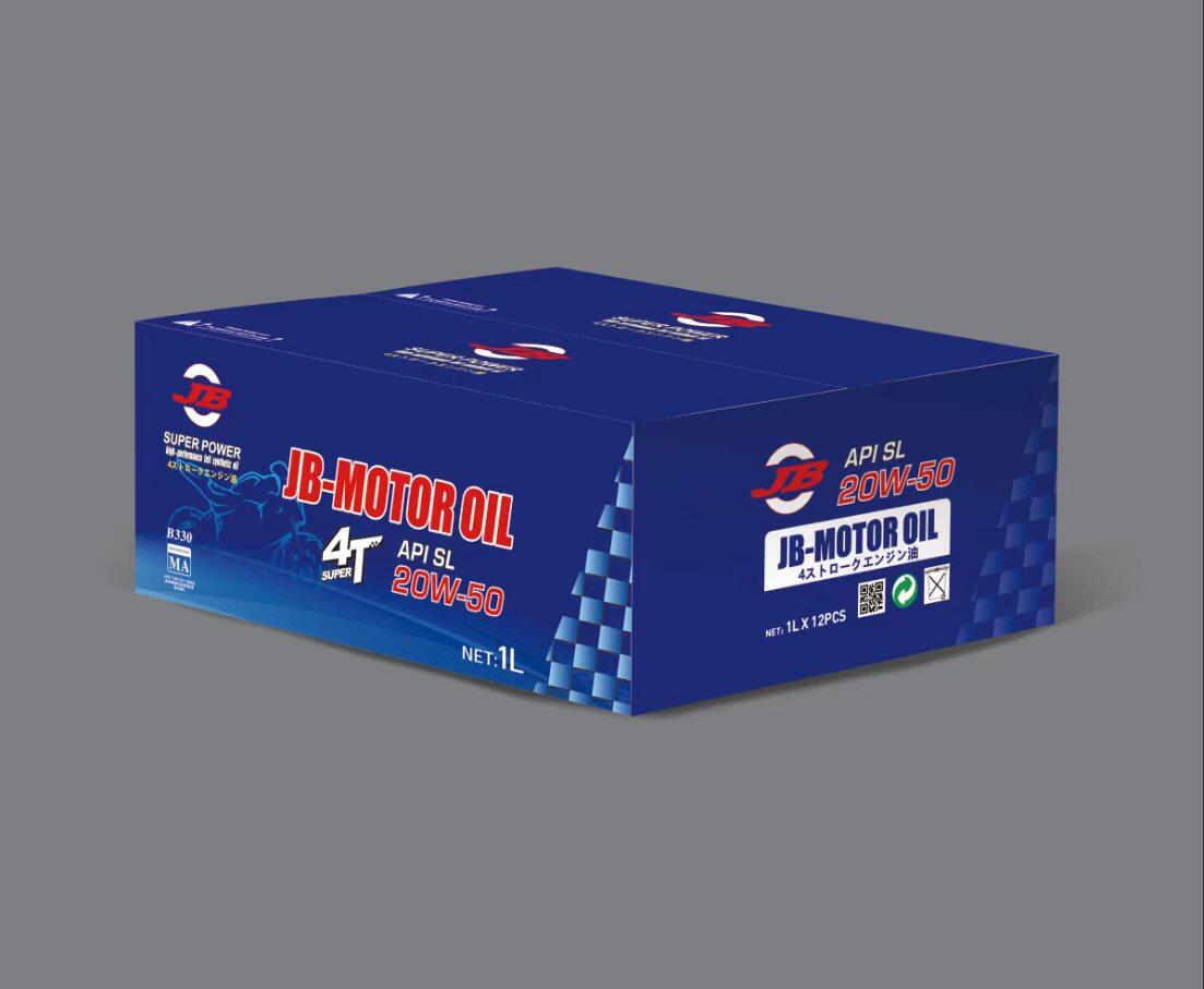 JB-MOTOR OIL SUPER 4T 20W-50 API SL JASO MA Motor Oil (1L x 12 Bottles Packaging Box) US$1.55/pc