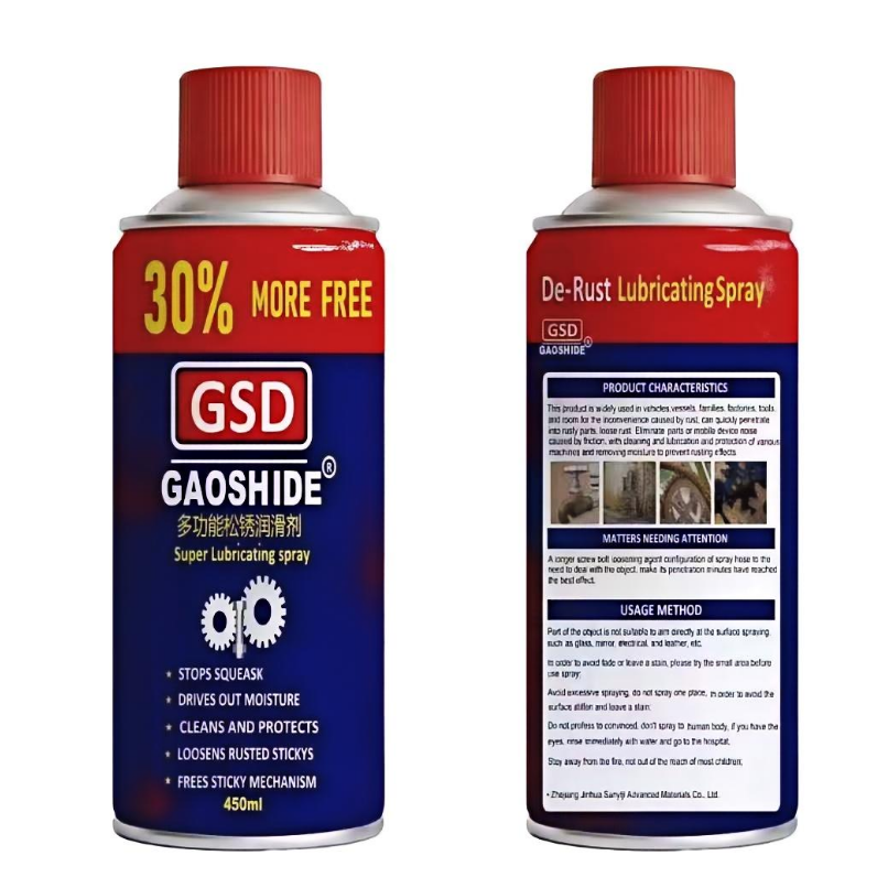 GSD Multi-Purpose Anti-Rust Lubricant & Penetrating Spray Oil (30% More Free)  US$0.51/pc