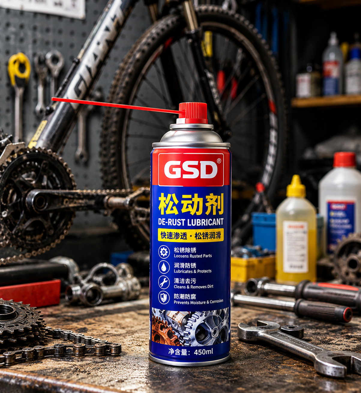 7-Color Multi-Purpose Rust Penetrant & Lubricant US$0.52/pc