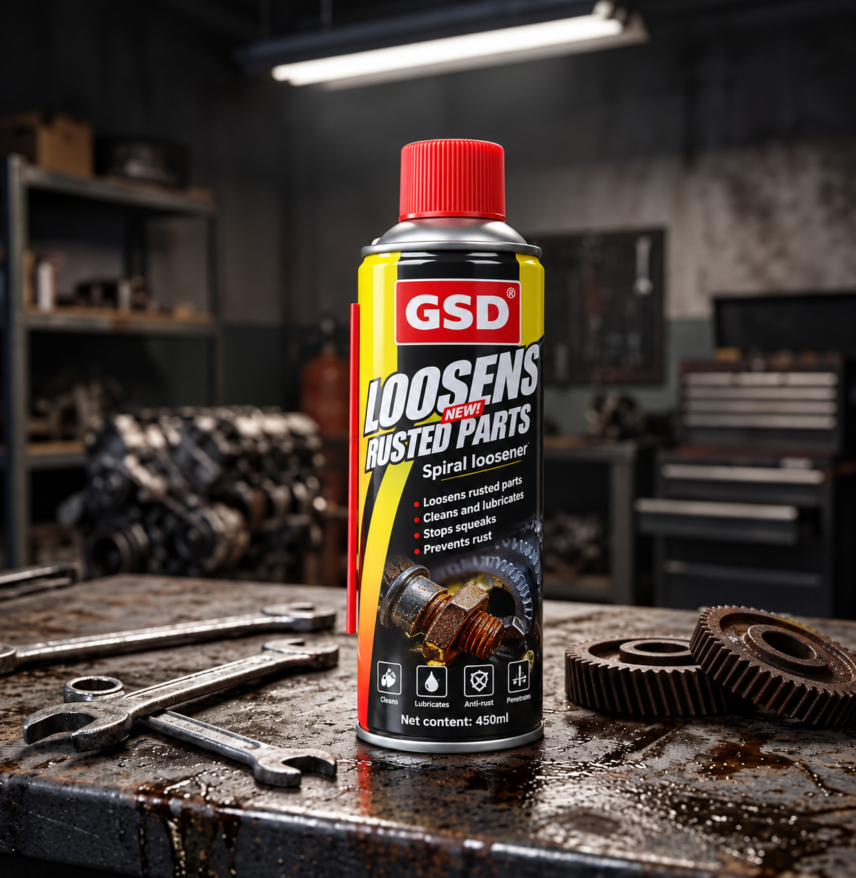 7-Color Universal Rust Penetrant & Lubricant  US$0.52/pc