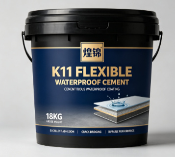 HUANGJIN K11 Flexible Waterproof Cement Cement-Based Waterproof Coating  US$0.11-0.7/pc