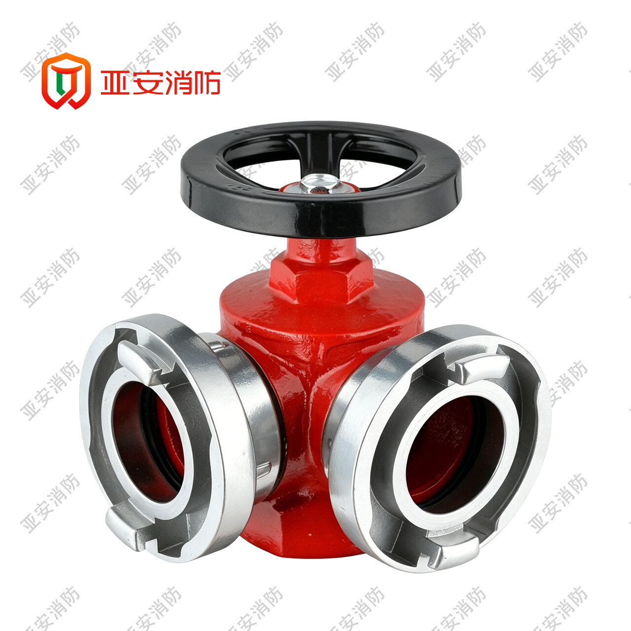 Single-valve double-outlet indoor fire hydrant SNS65 Specification Parameter Diagram 1