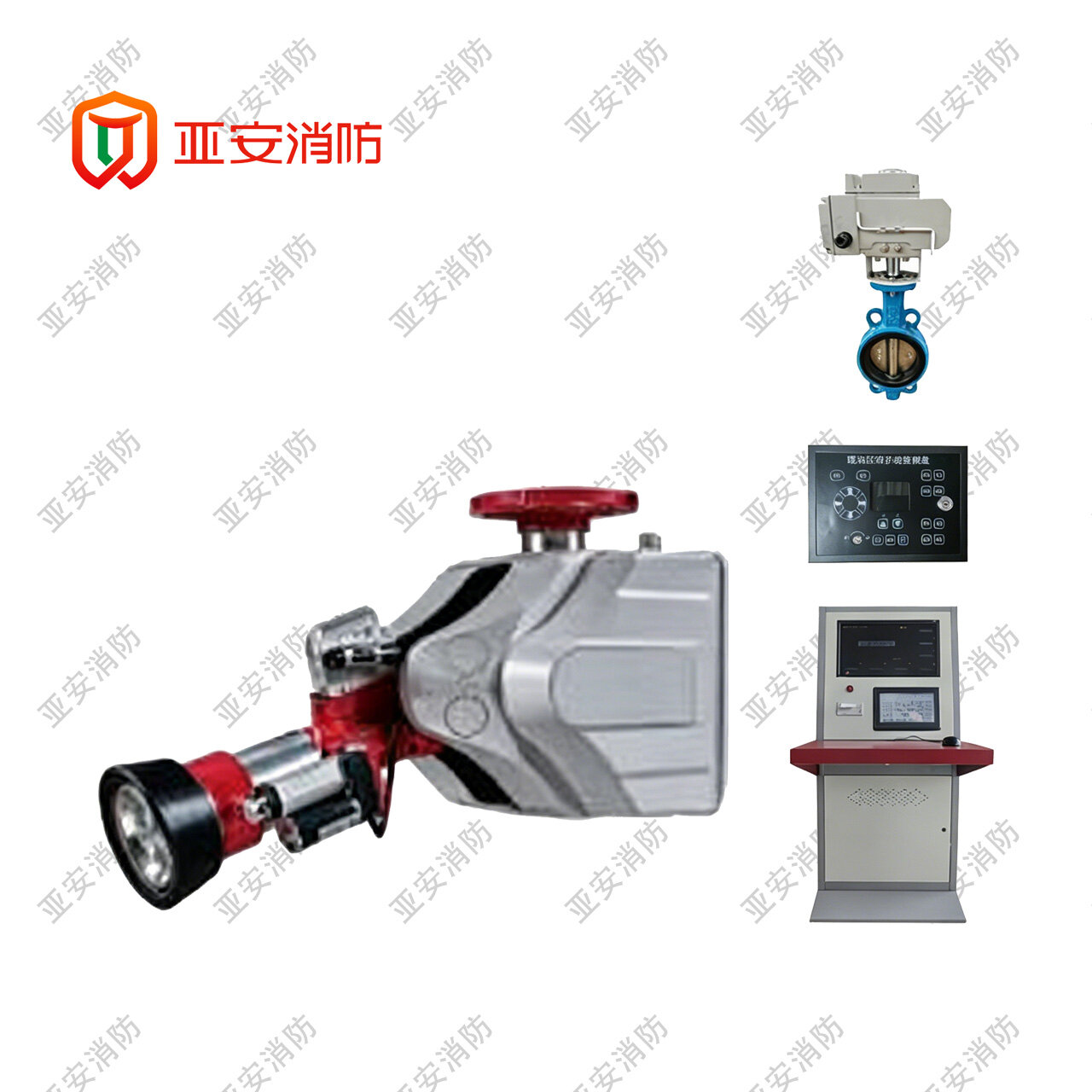 Automatic Tracking and Positioning Water Mist Fire Suppression Device (Aluminum) ZDMS0.8/20S