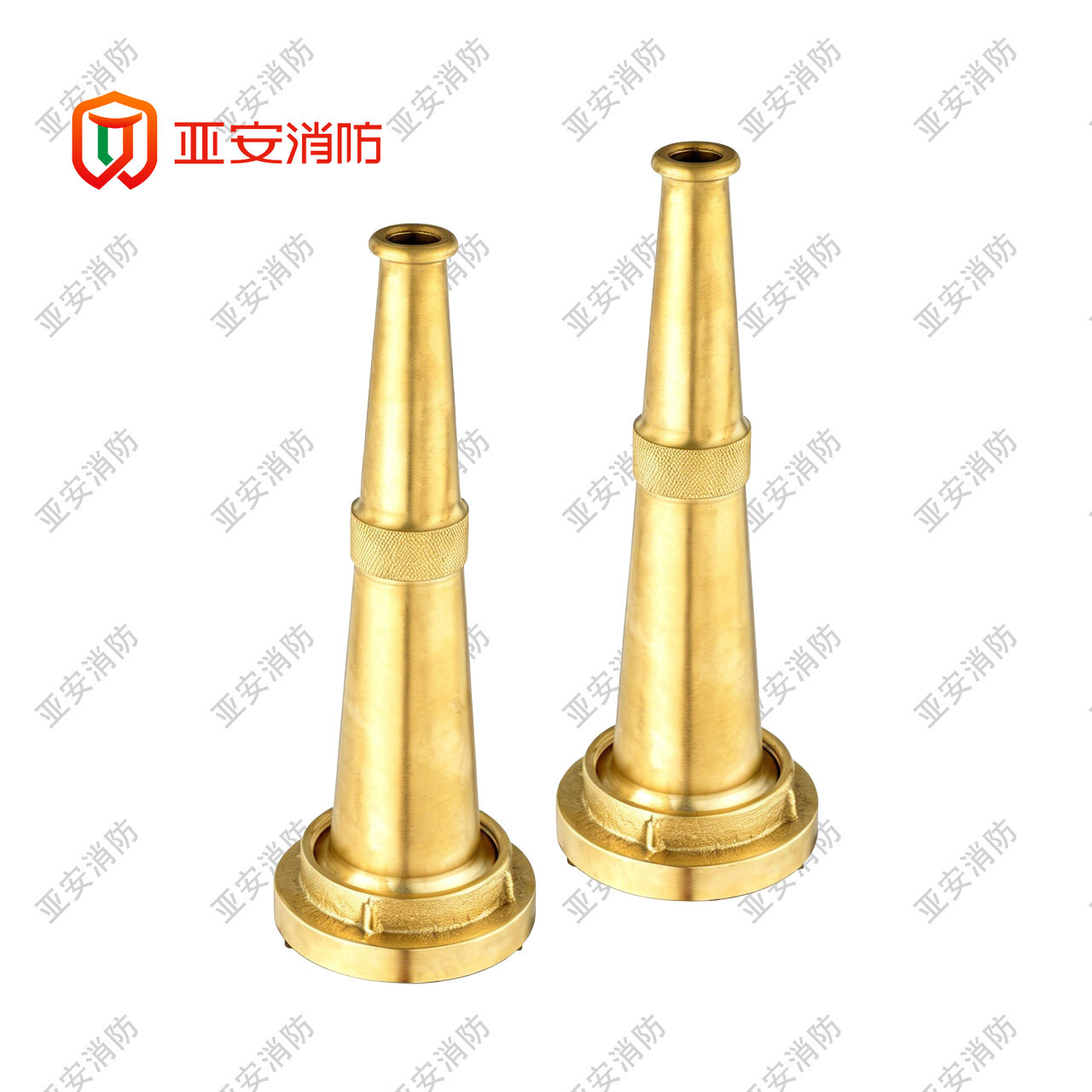 Straight stream fire nozzle (brass) QZ3.5/7.5