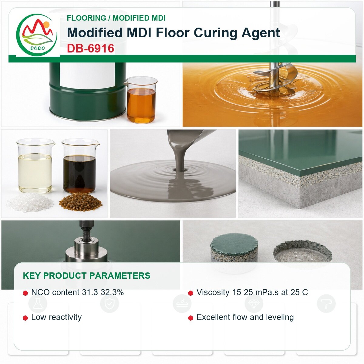 DB-6916 Modified MDI Floor Curing Agent - Image 2
