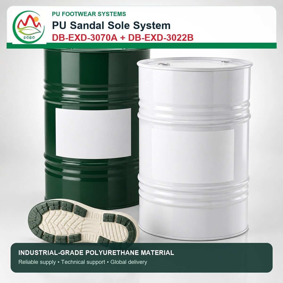 DB-EXD-3070A / DB-EXD-3022B PU Sandal Sole System - Image 3