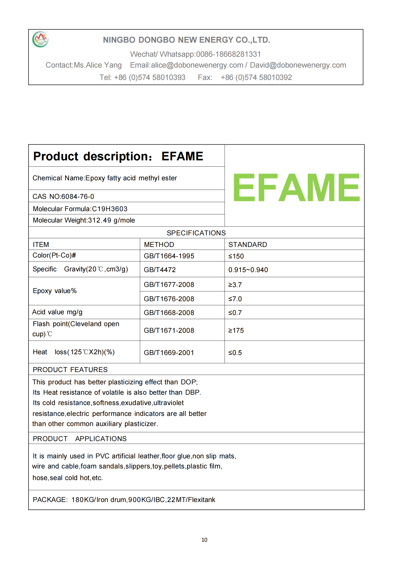 DOP (Dioctyl Phthalate) - Image 7