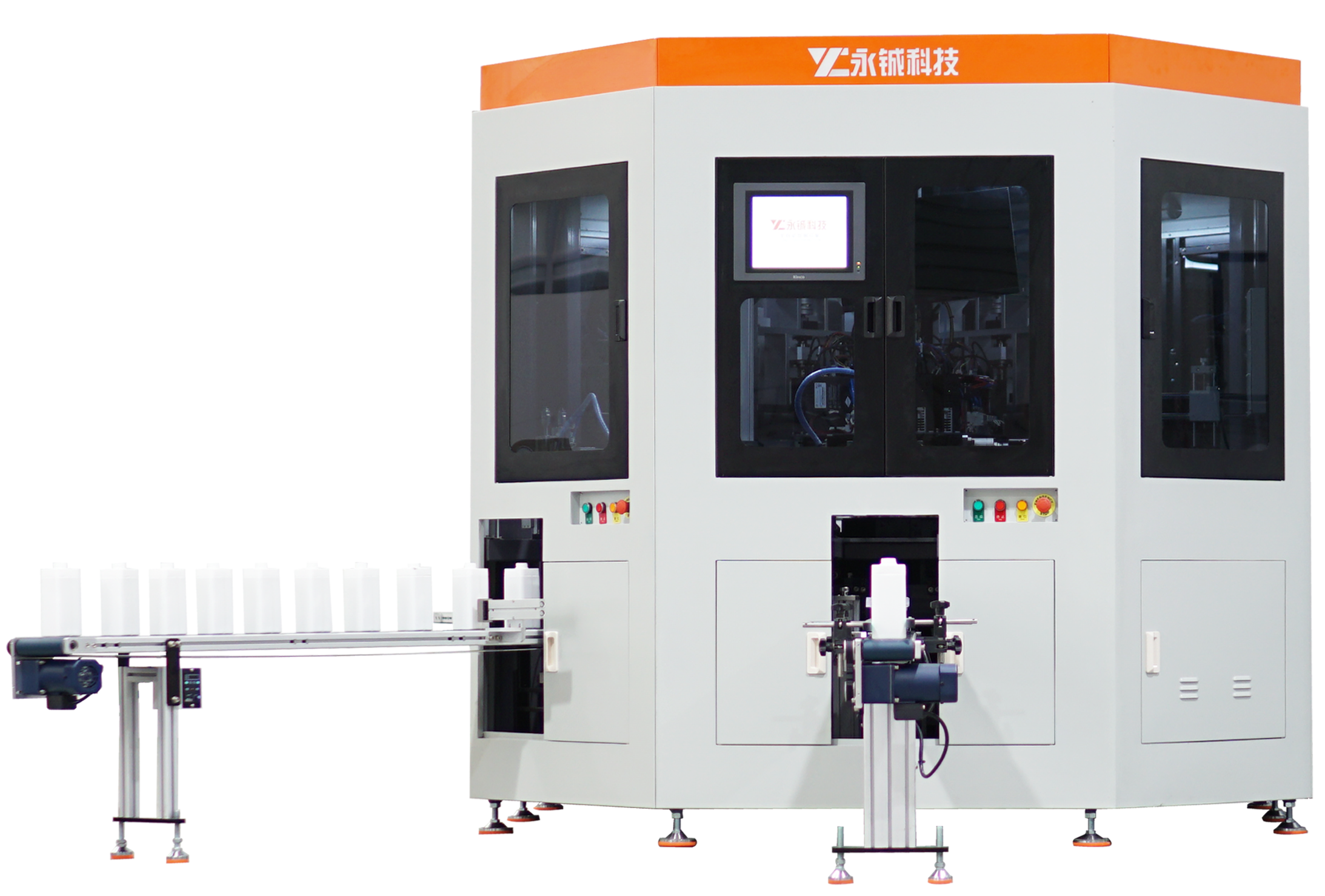 YC-MHS Multi-Color Fully Automatic Servo Heat Press and Printing Integrated Machine