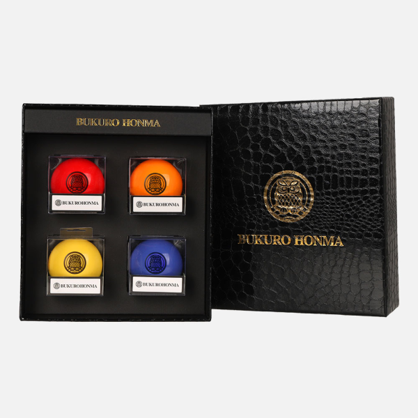 BUKUROHONMA Filial Piety Gift Park Golf Ball 3-Layer 4 Golf Ball Gift Set (B6FUST13)