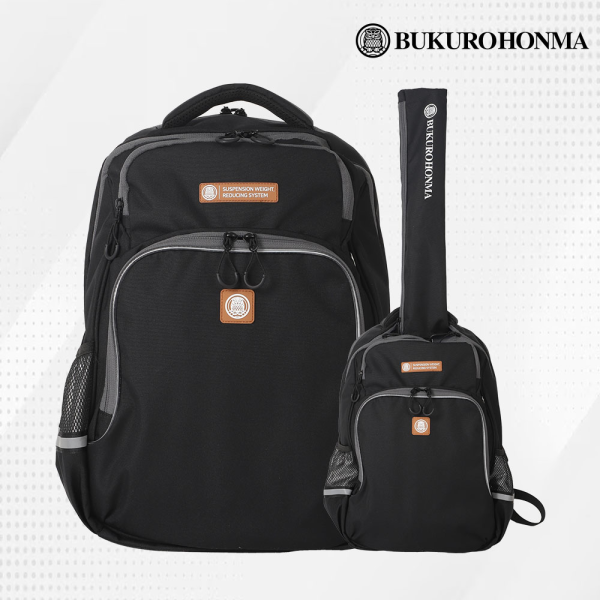 BUKUROHONMA Premium Park Golf Backpack, Black (B3FUPH02)
