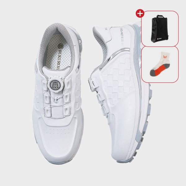 BUKUROHONMA Revo One Park Golf Shoes Women's White (B6FWGS01)