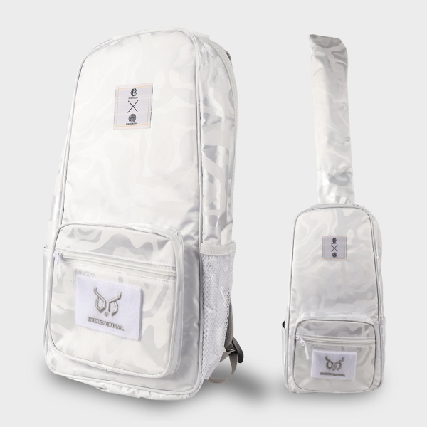 BUKUROHONMA Limited Edition Camo Park Golf Bag - White (B4FUBP02)