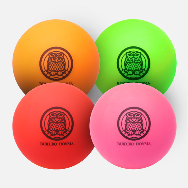 BUKUROHONMA Matte VIVID High-Rebound Long-Distance Unisex Park Golf Ball (B3FUPB03)