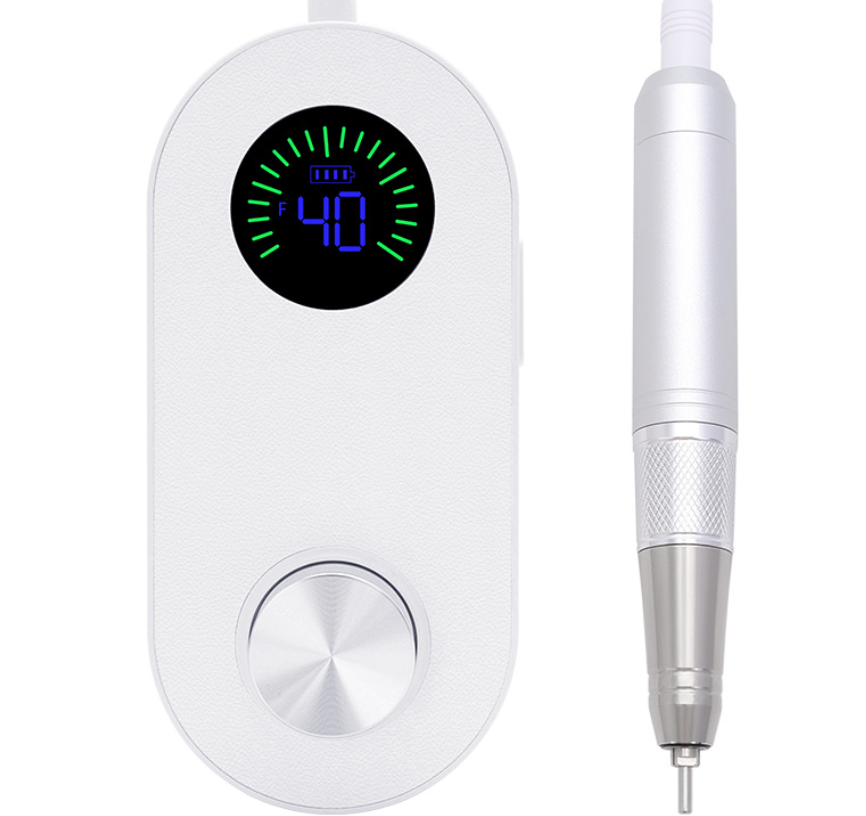 Electric Nail Drill Professional 40000 RPM Rechargeable Nail File for Acrylic Nails M30PRO Electric Nail Drill Professional 40000 RPM Rechargeable Nail File for Acrylic Nails M30PRO - 40W Nail Drill Professional Nail Equipment for Salon