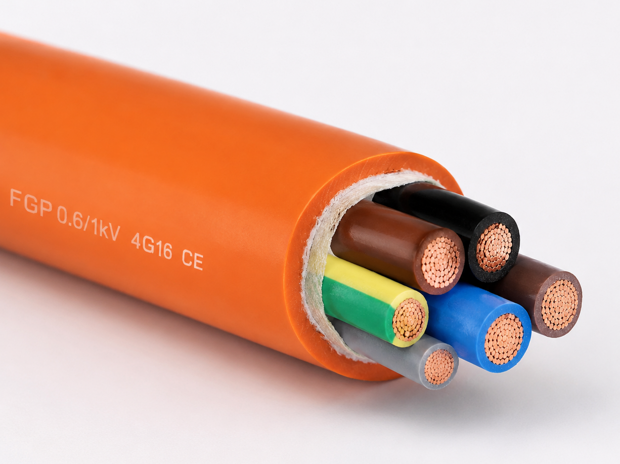 FGP Special High-Temp Shielded Cable
