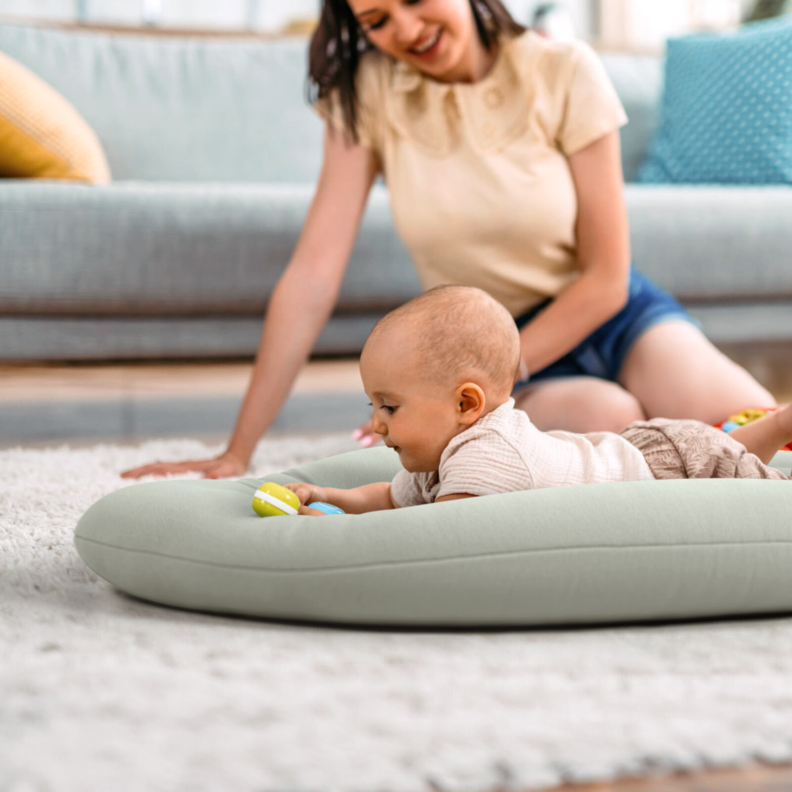 Baby Lounger for Newborn: Skin-Friendly & Breathable for Baby view 7