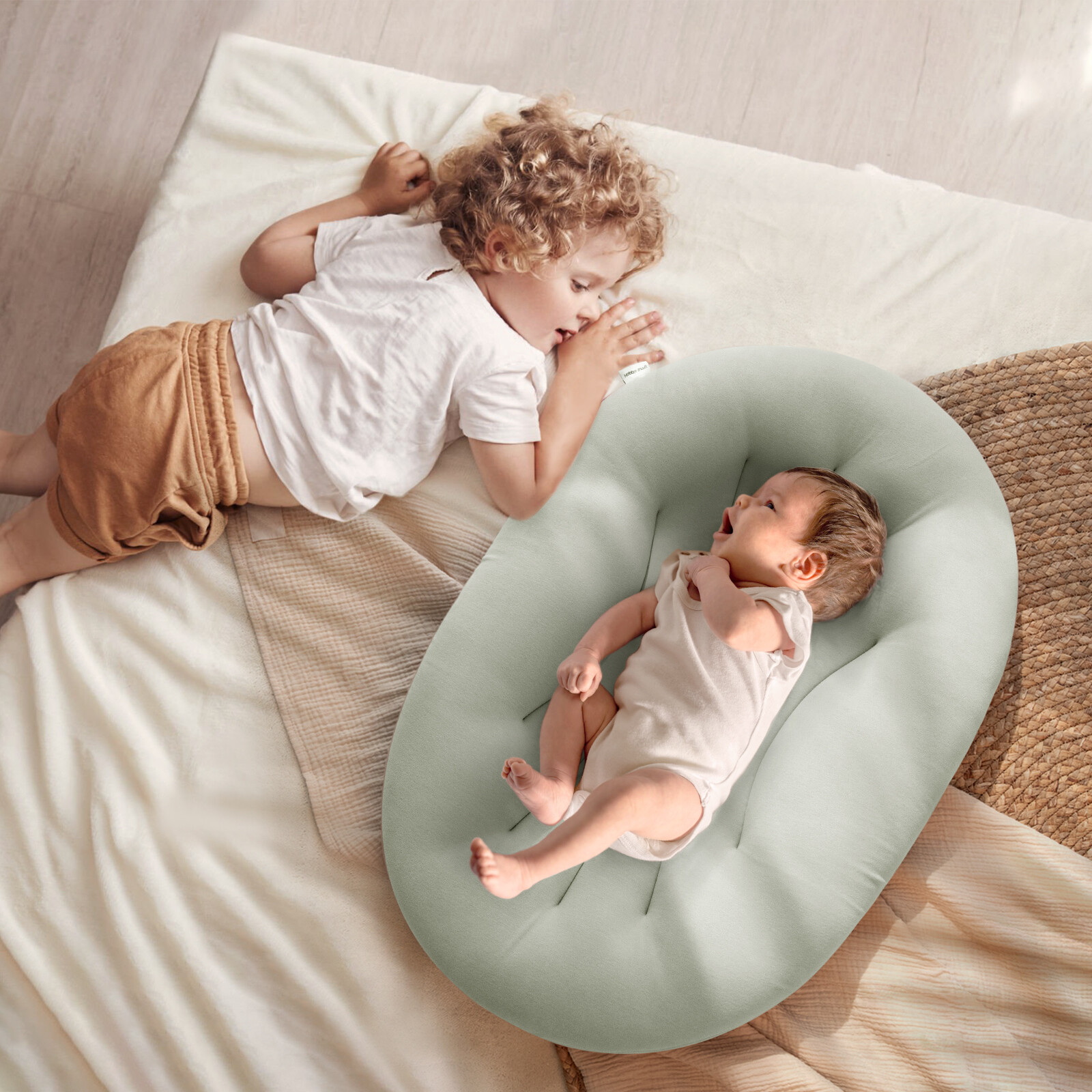 Baby Lounger for Newborn: Portable & Lightweight Pillow view 3
