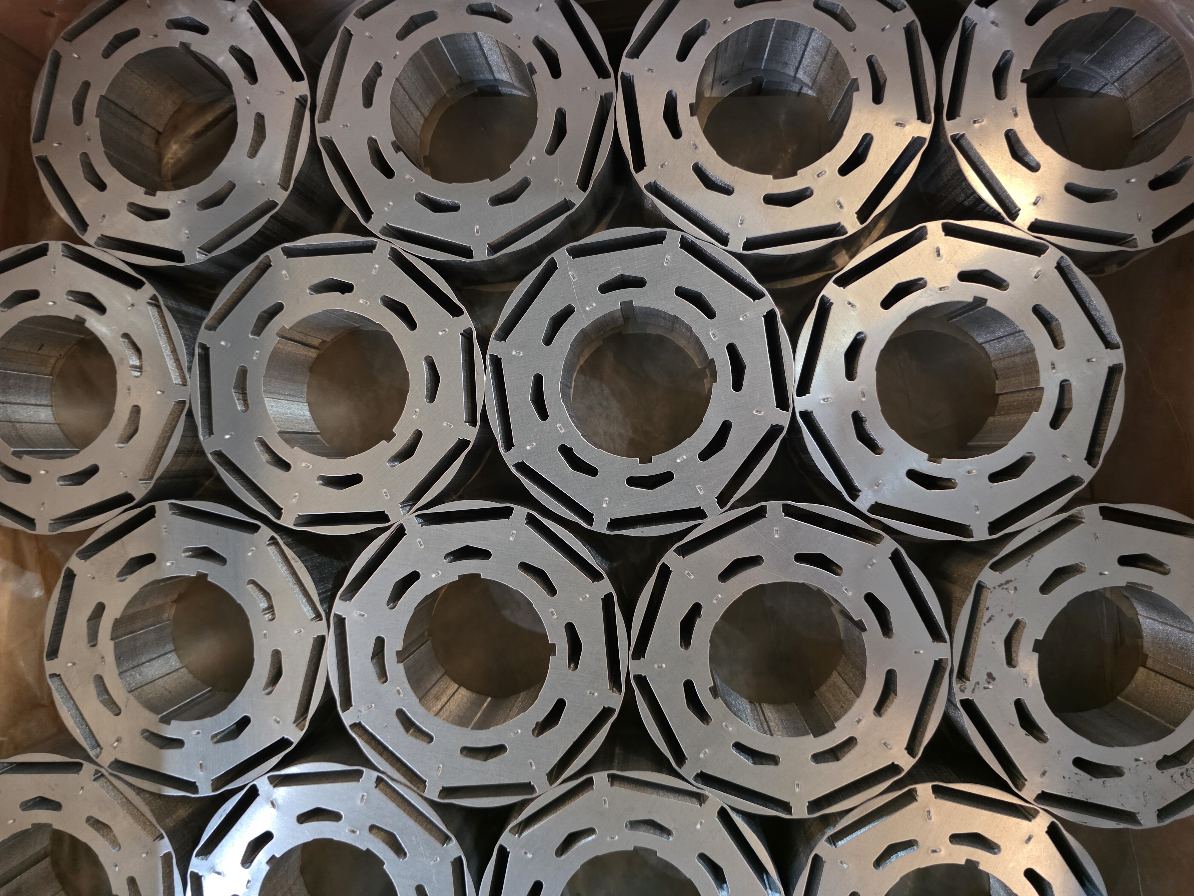 stator and rotor cores