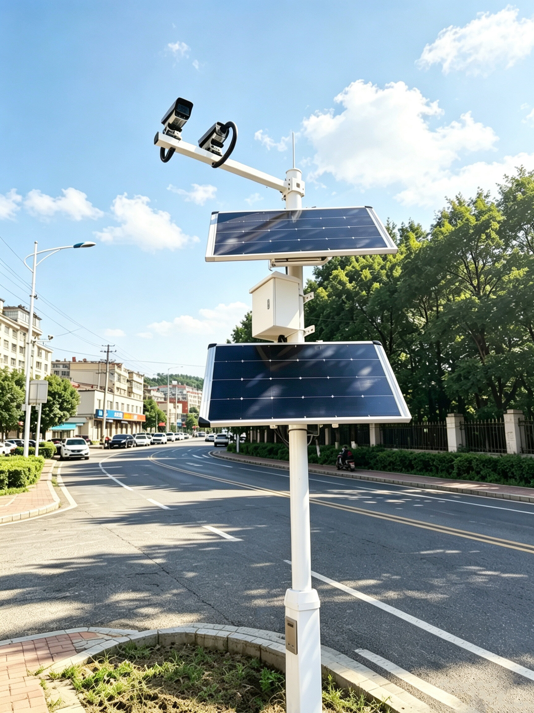 户外太阳能监控设备