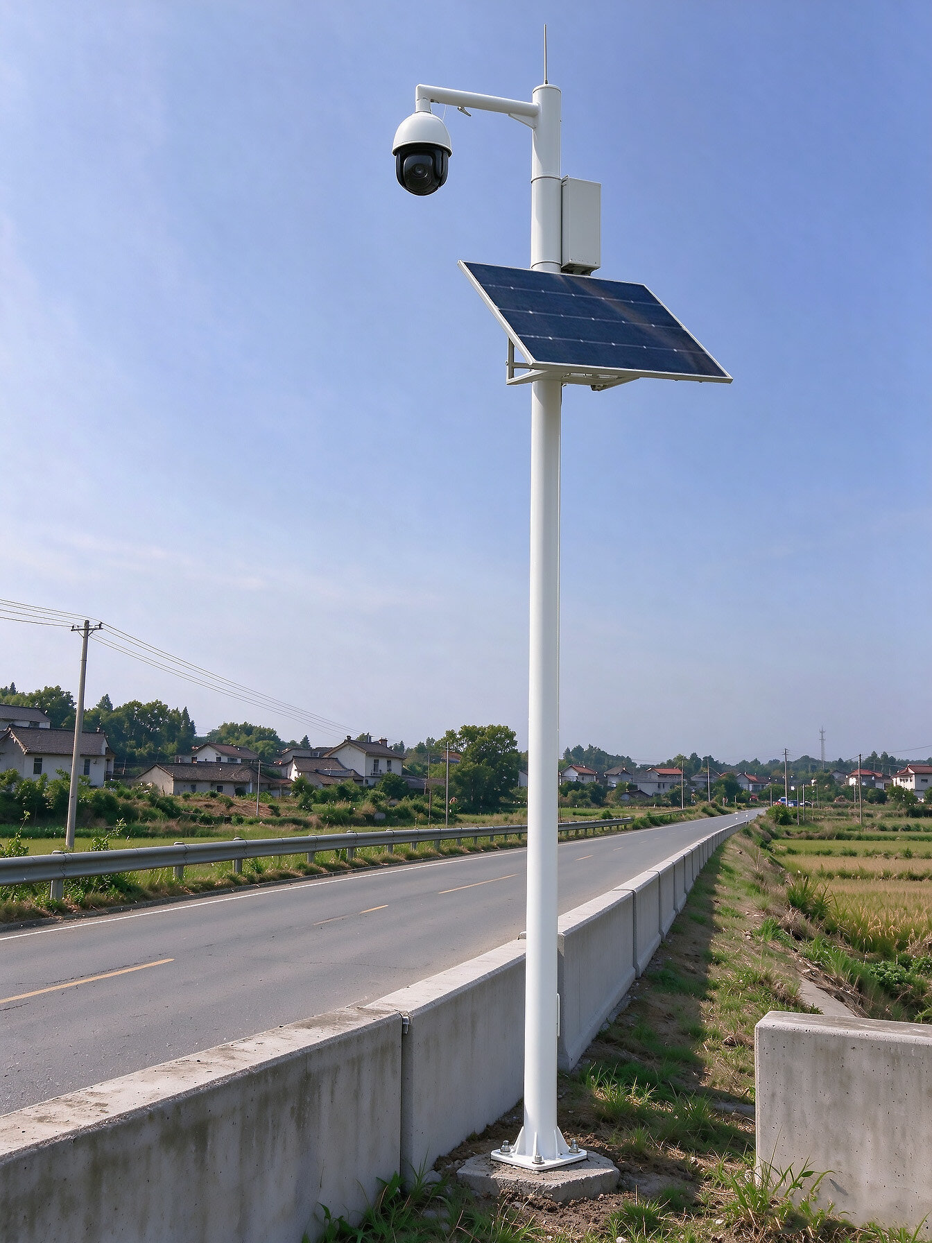 乡村道路安防监控安装案例