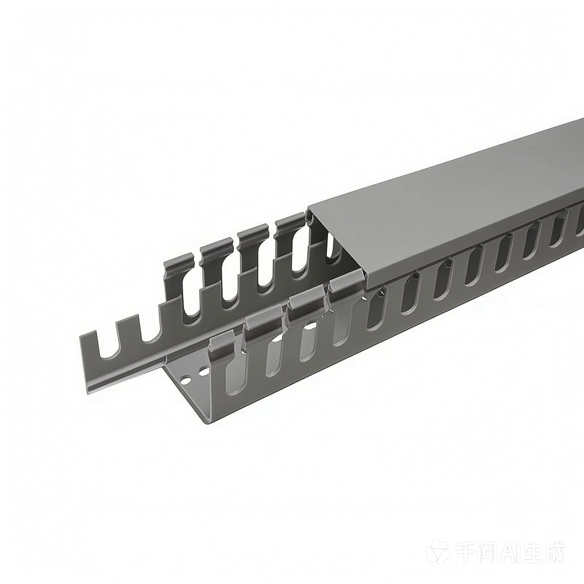 PVC分割齿线槽【灰色】【阻燃】