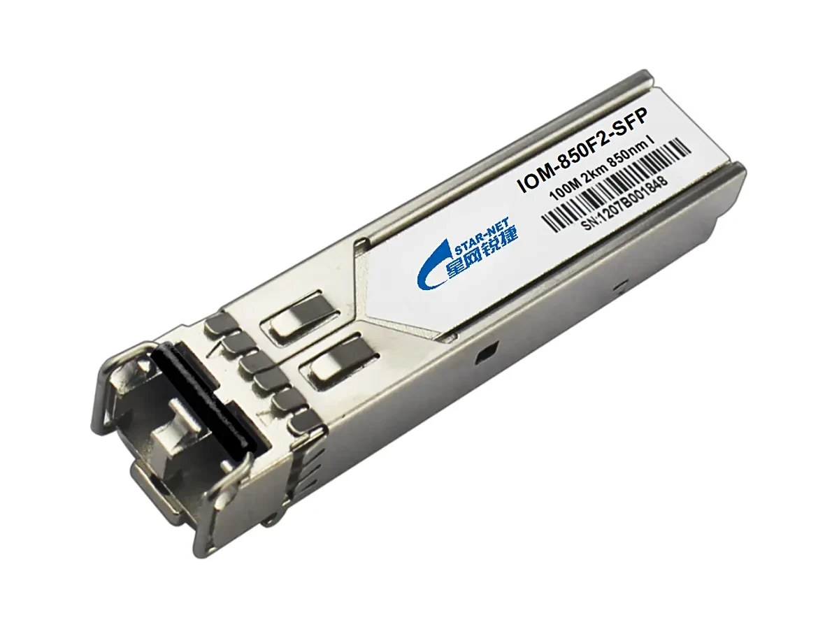 IOM-850F2-SFP工业级2Km百兆SFP多模光模块 产品图