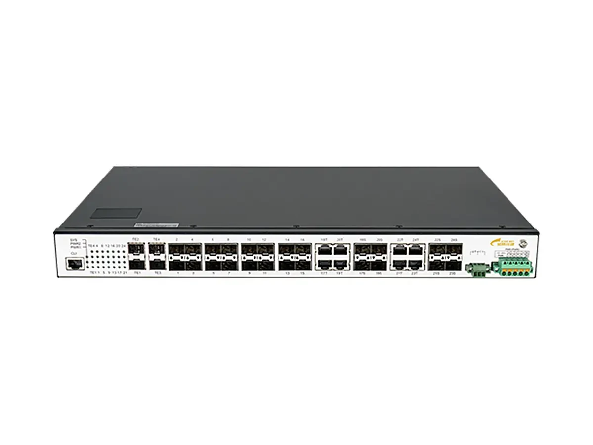28口三层网管型机架式工业交换机CMF2300-ISW-4TX16GX8GS-DA-L3 产品图