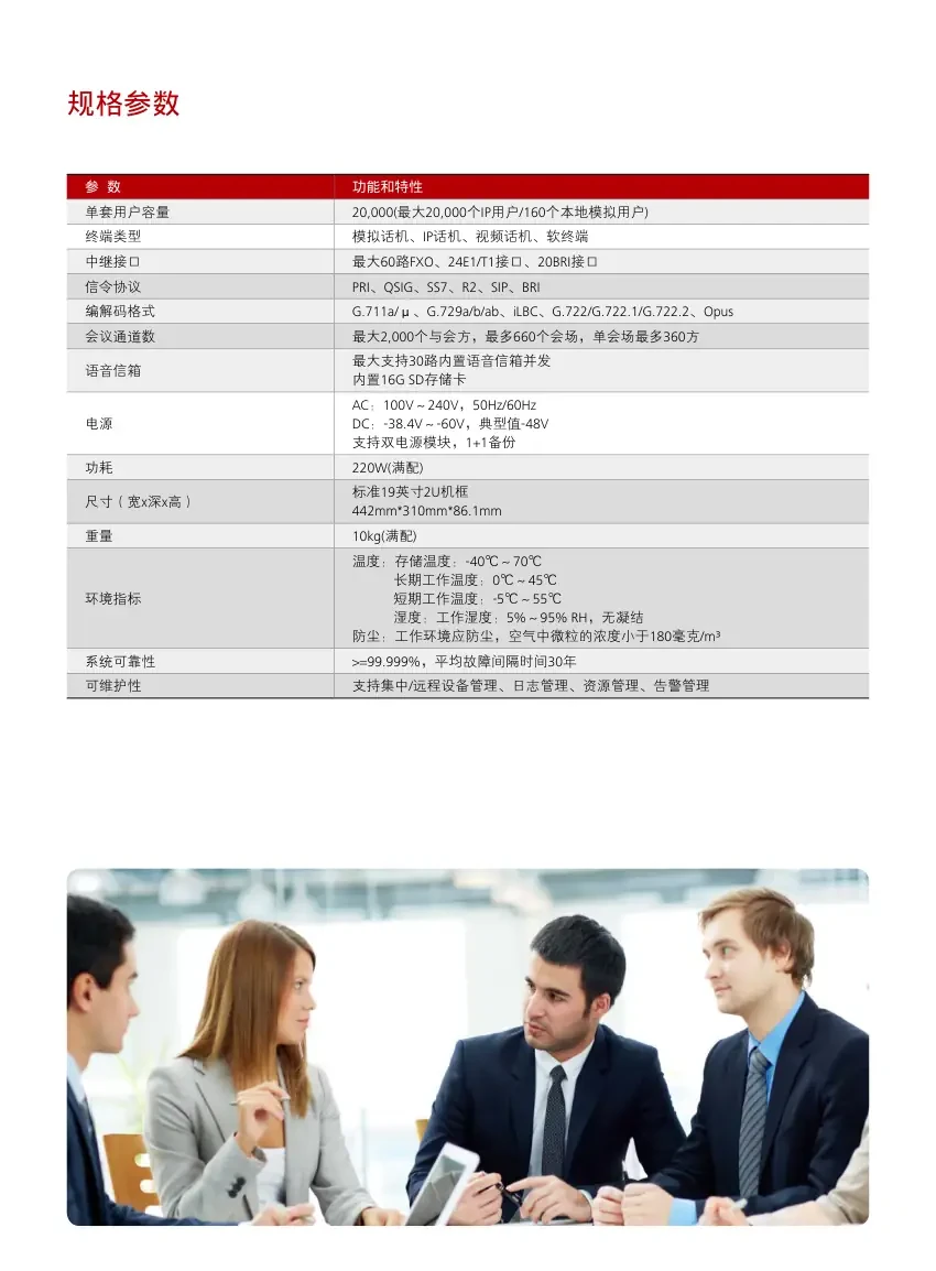 eSpace U1981 彩页第 3 页