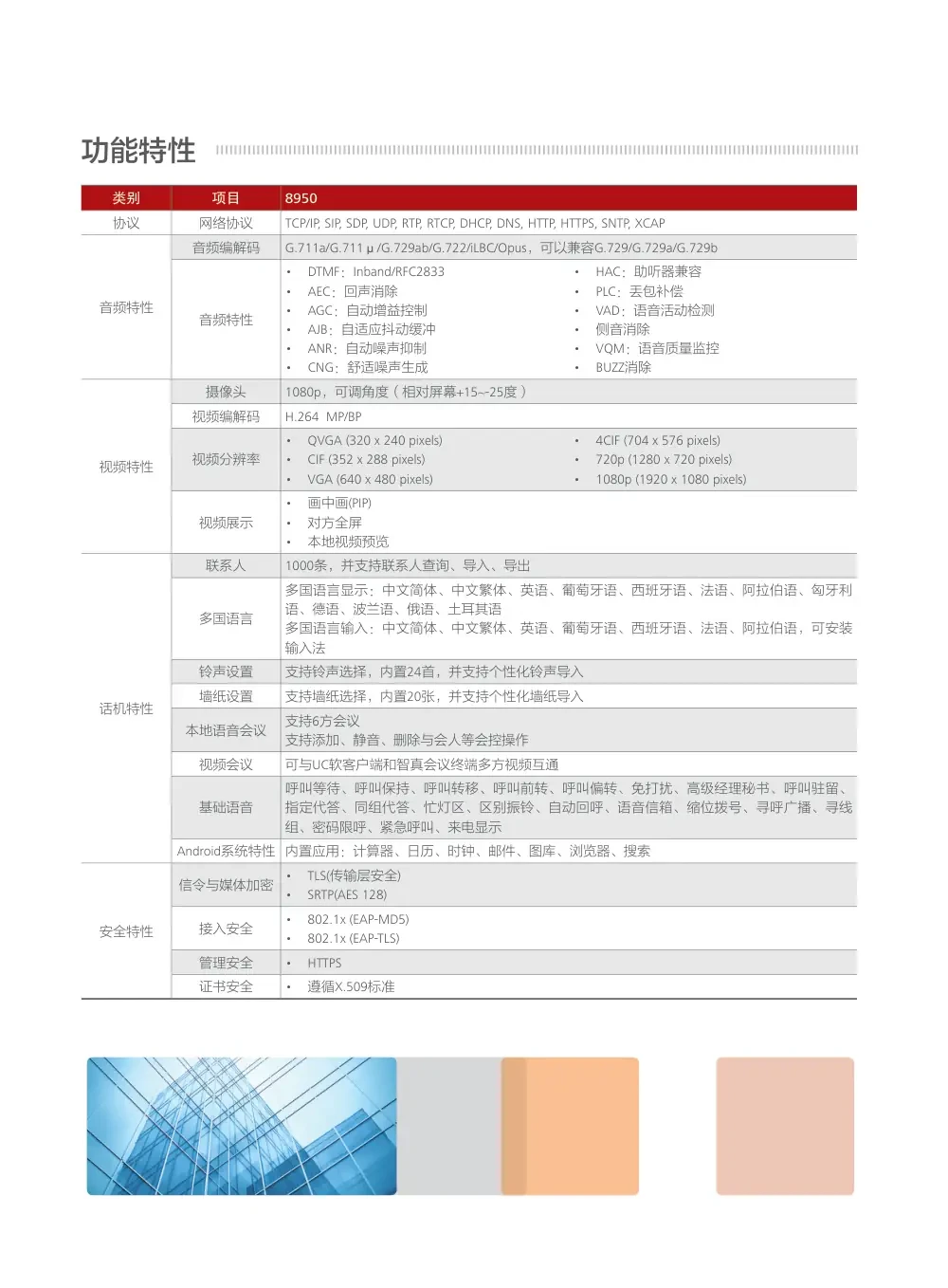 eSpace 8950 彩页第 3 页