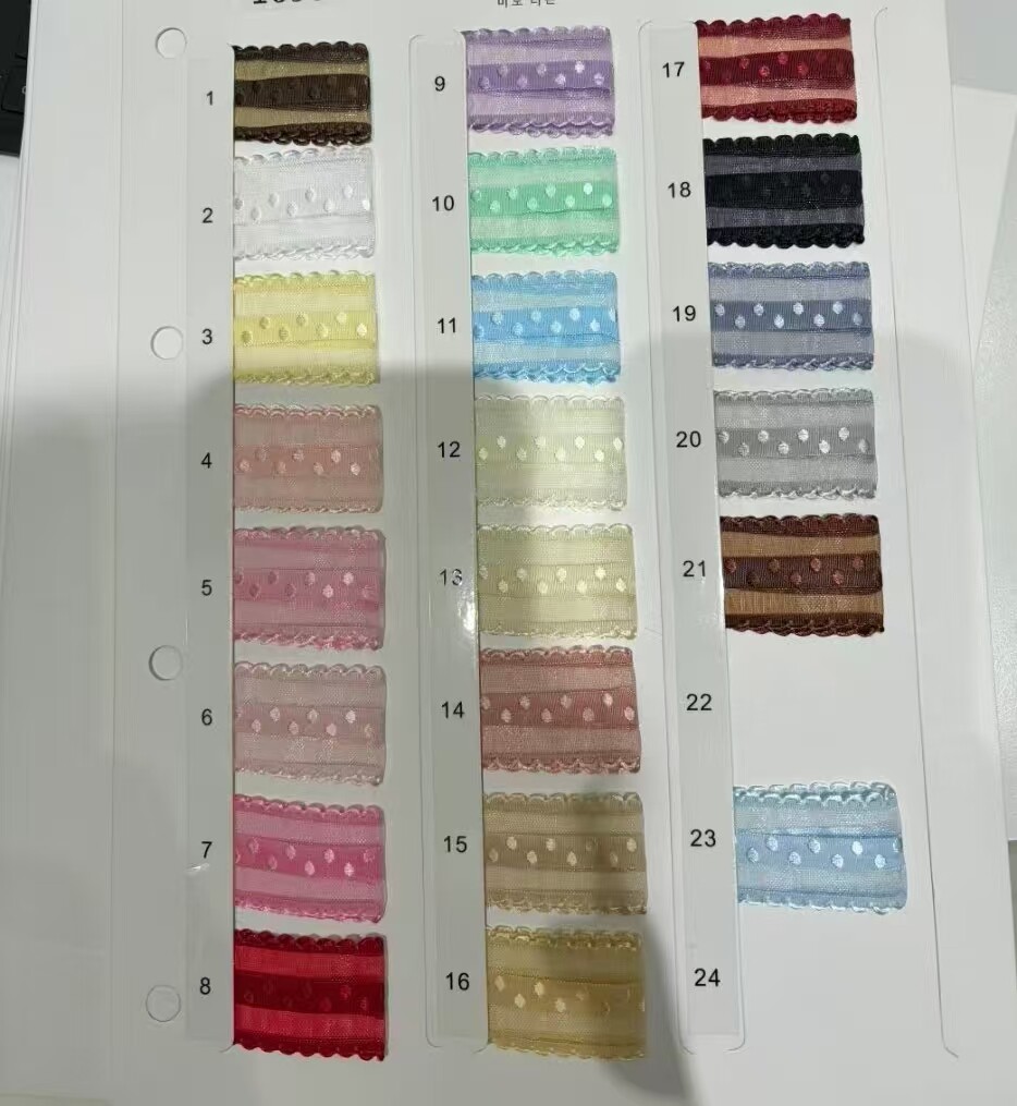 进口波点纱带