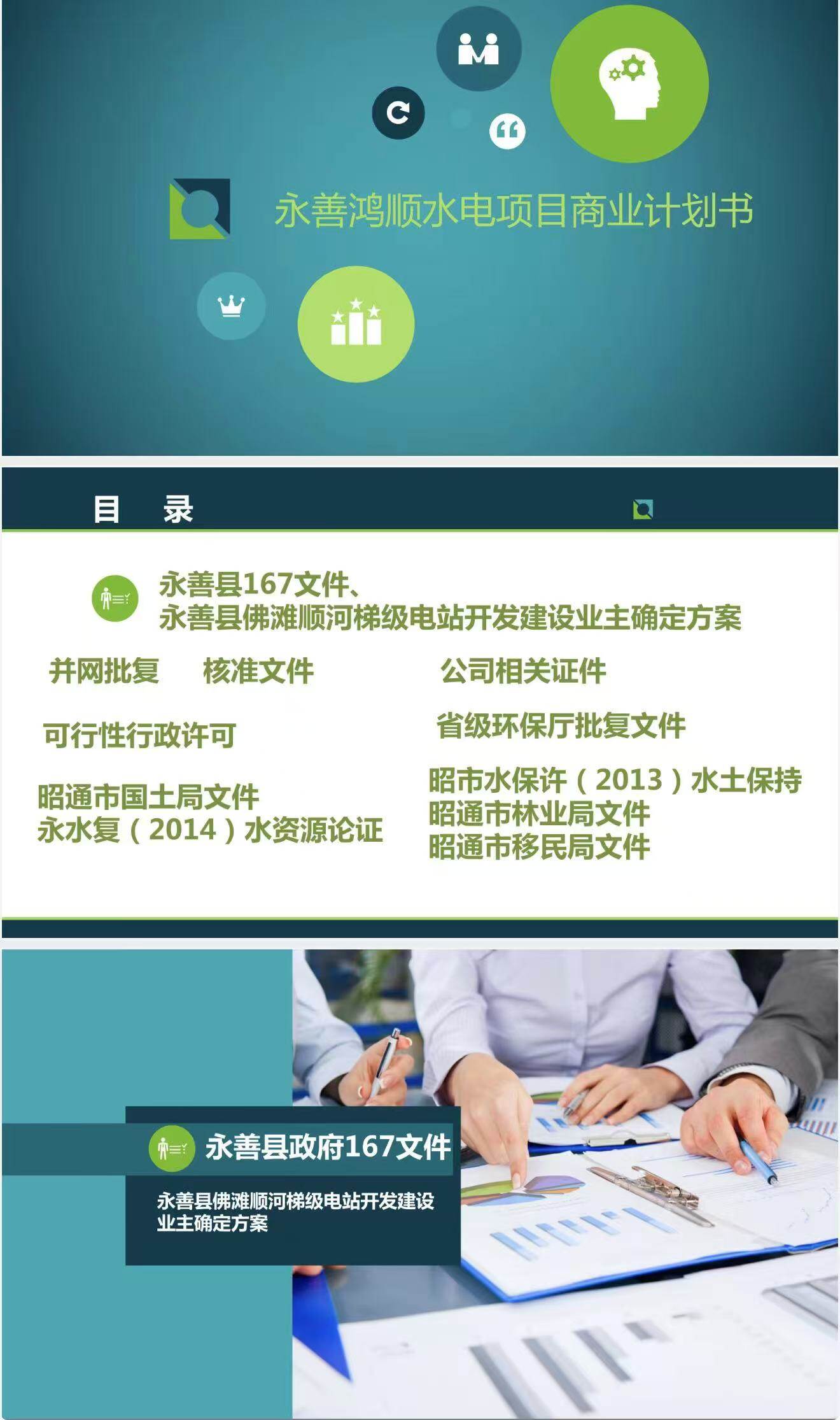 永善鸿顺水电项目商业计划书