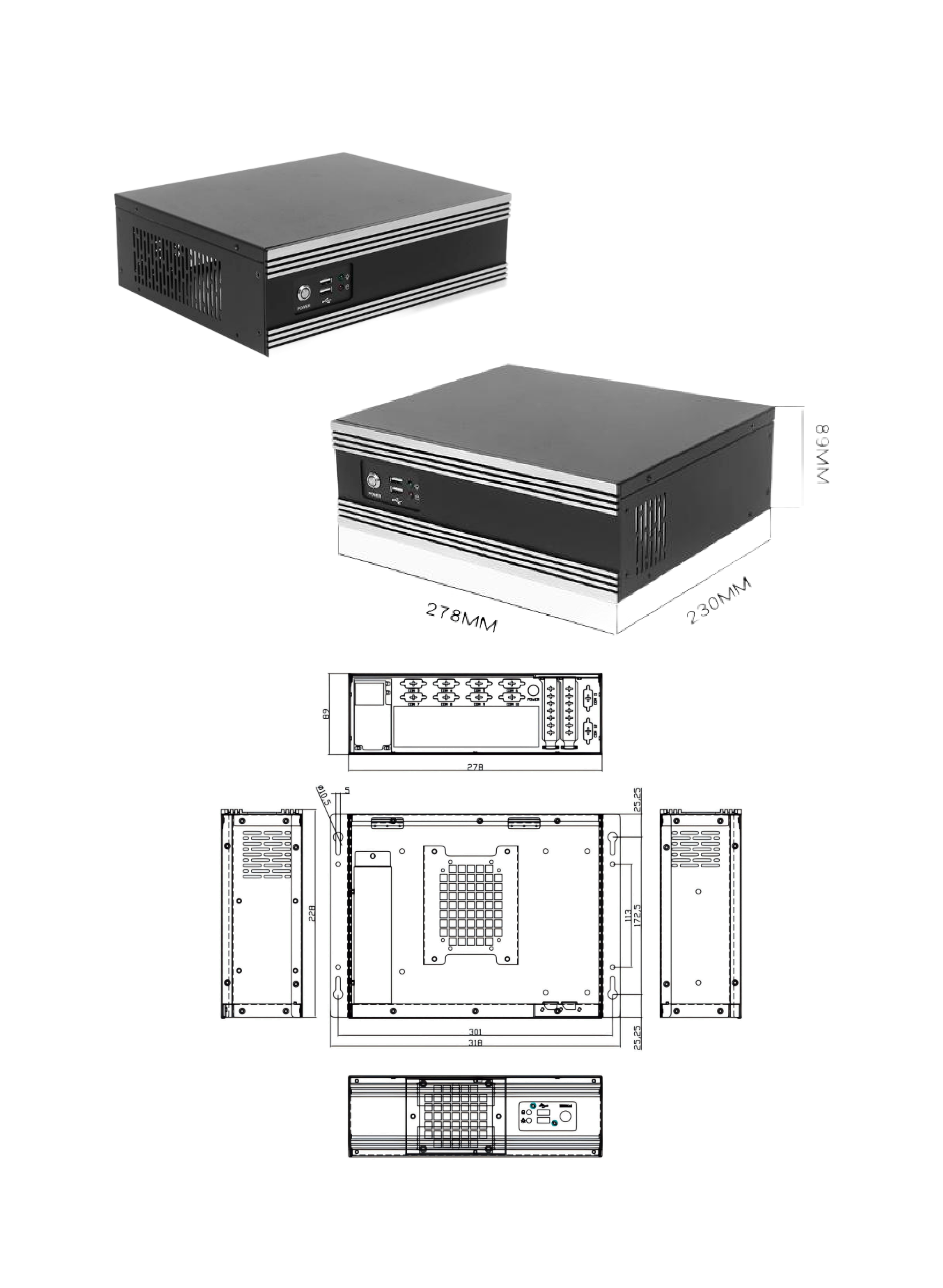 JDY-290BL 4U机架式工控机