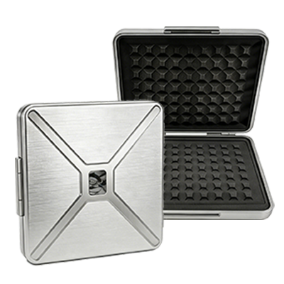 Futuristic Tech Look Aluminum Travel Case