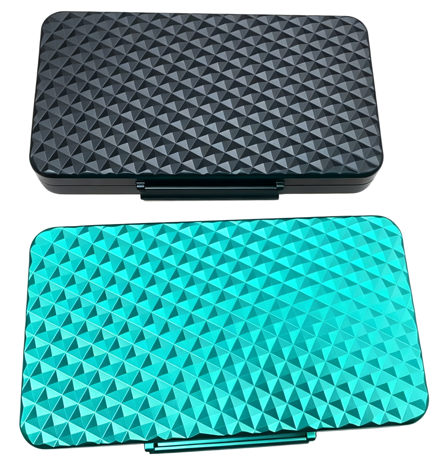 Diamond Texture Aluminum Stash Case