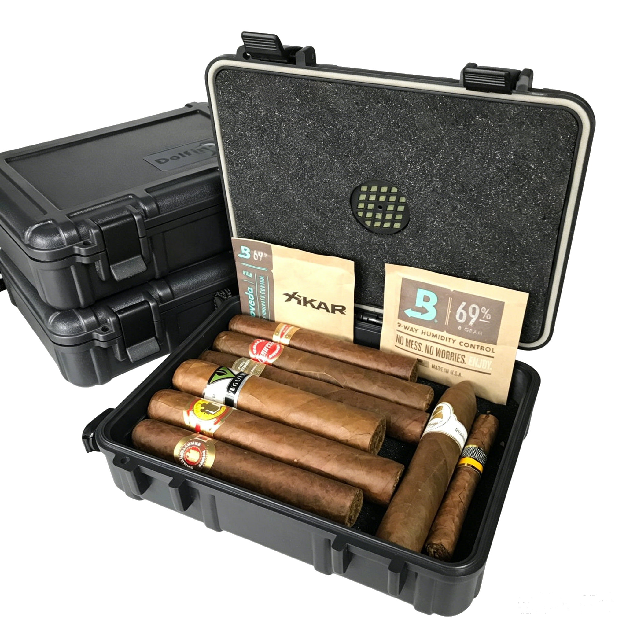 Cigar Travel Humidor with Humidifier