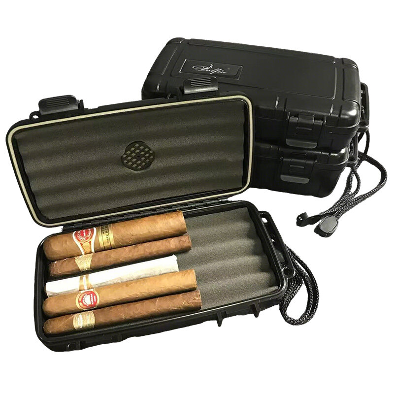 5ct Waterproof Cigar Travel Humidor