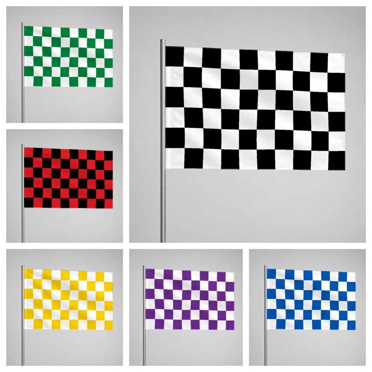 Racing & Checkered Flag view 3