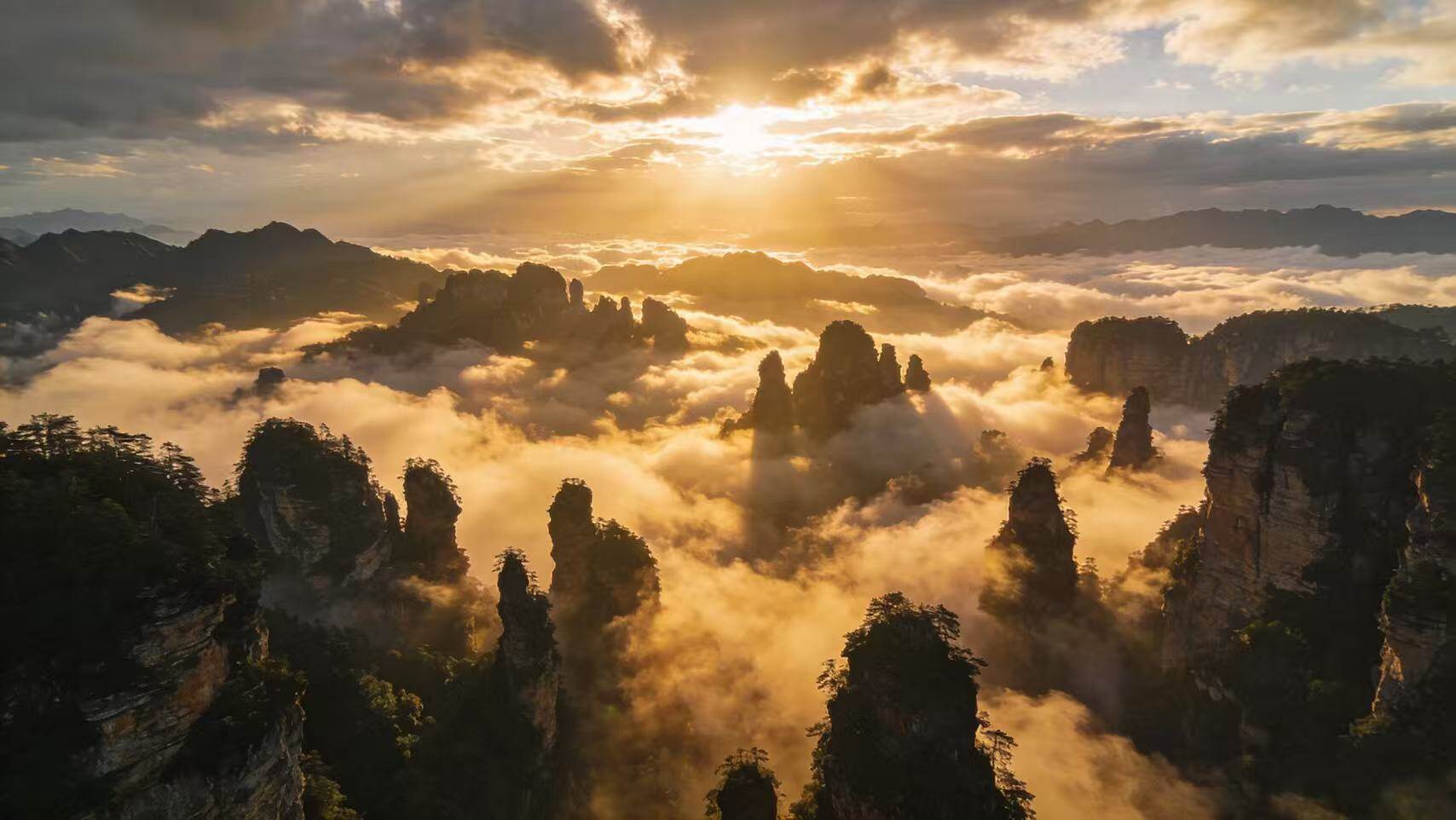 Zhangjiajie: National Forest Park • Bailong Elevator • Tianzishan Day Tour